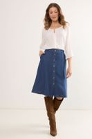 Falda Lisa Azul Ma Griffe 12002225002104