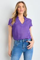 Blusa Manga Tulipan Morado Ash 14007225067121