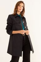 Trench Formal Negro Ma Griffe 17402126051102