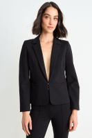 Blazer Liso De Tope Negro Ash 16007126052102