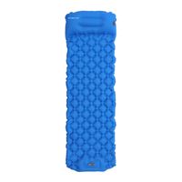 Mat Camping Con Inflador Integrado Azul
