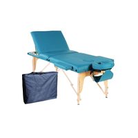 Camilla Plegable M1 Premium Reiki Verde Azulado