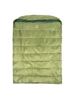Saco De Dormir Doble Clima Cálido Verde