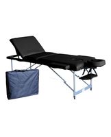 camilla plegable A3 premium Negro