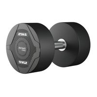 Mancuerna Redonda PU 25 KG