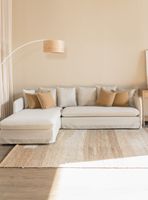 Sofa Jacinta Seccional Izquierdo Beige 2025 Amoblé