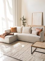 Sofa Seccional Carim Izquierdo Beige