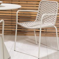 Silla Anika Cuerda Beige