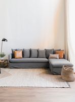 Sofa Jacinta Seccional Derecho Gris H New