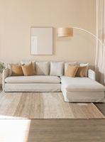 Sofa Jacinta Seccional Derecho Beige 2025 Amoblé