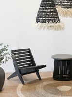 Poltrona terraza Baltinache Negra