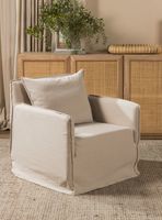 Poltrona Gervasio Lino Beige La Amoblé