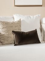 Funda Cojin Villar Brown Velvet 30X50 Amoblé