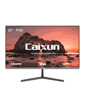 Monitor Oficina Caixun 22"" FHD IPS 75 Hz VGA HDMI Negro C22X3F