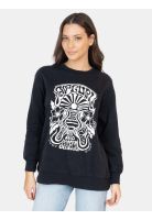 Poleron CR Sandcrest Negro Mujer Rip Curl