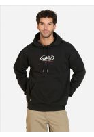 Poleron Canguro Breaker Negro Hombre Rip Curl