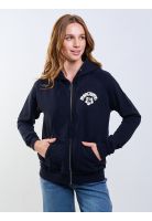 Poleron FZ Nebula Negro Mujer Rip Curl