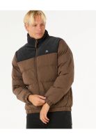 Parka Fade Out Cord Puffer Jacket Café Hombre Rip Curl
