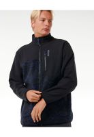 Poleron Micropolar Search Zip Crew Negro Hombre Rip Curl