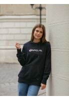 Poleron Canguro Driftcrest Negro Mujer Rip Curl