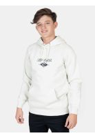 Poleron Canguro Fadeout Essential Blanco Infantil Rip Curl