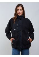 Poleron Polar Flux Negro Mujer Rip Curl