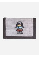 Billetera Retro Rc Gris Melange Hombre Rip Curl