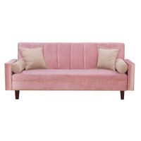 Futon Sofa Cama Vanguardia 200 x110 Rosa - Beige