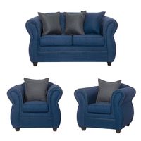 Juego de Living 2 1 1 Emili Azul