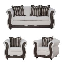 Juego de Living 3 1 1 Sofia Crudo