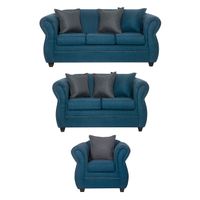 Juego de Living 3 2 1 Emili Esmeralda