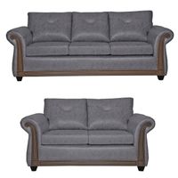 Juego de Living 3 2 Bristol Gris