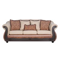 Sofá 3 Cuerpos Ashly Beige Terracota