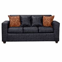 Sofa 3 Cuerpos Ezeiza Negro