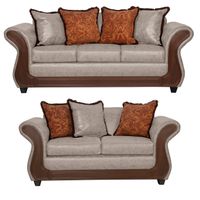 Juego de Living 3 2 Palermo Crema