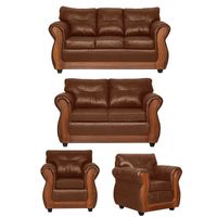 Juego de Living 3 2 1 1 Toronto Terracota