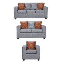 Juego de Living 3 2 1 Ezeiza Gris