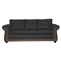 Sofá 3 Cuerpos Bristol Negro