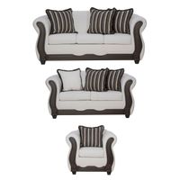 Juego de Living 3 2 1 Sofia Crudo