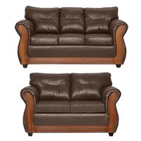 Juego de Living 3 2 Toronto Chocolate