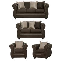 Juego de Living 3 2 1 1 Emili Café