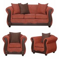 Juego de Living 3 1 1 Barcelona Terracota