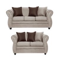 Juego de Living 3 2 Emili beige