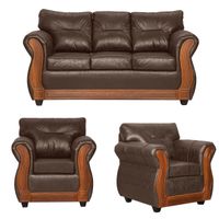 Juego de Living 3 1 1 Toronto Chocolate