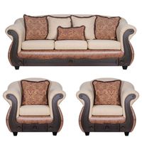 Juego de Living 3 1 1 Ashly Beige Terracota