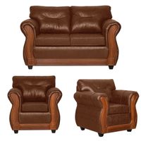 Juego de Living 2 1 1 Toronto Terracota