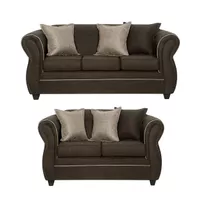 Juego de Living 3 2 Emili Café