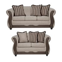 Juego de Living 3 2 Sofia Beige