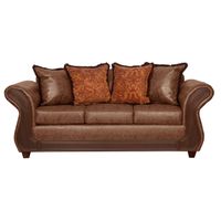 Sofá 3 Cuerpos Palermo Terracota