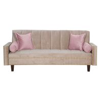 Futon Sofa Cama Vanguardia 200 x110 Beige - Rosa